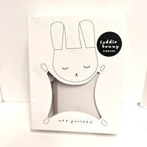 Wee Gallery Cuddle Bunny Baby Toddler Toy Organic NWT
